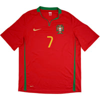 2008 Portugal EK Thuis Shirt Ronaldo - Oldschool Voetbalshirts