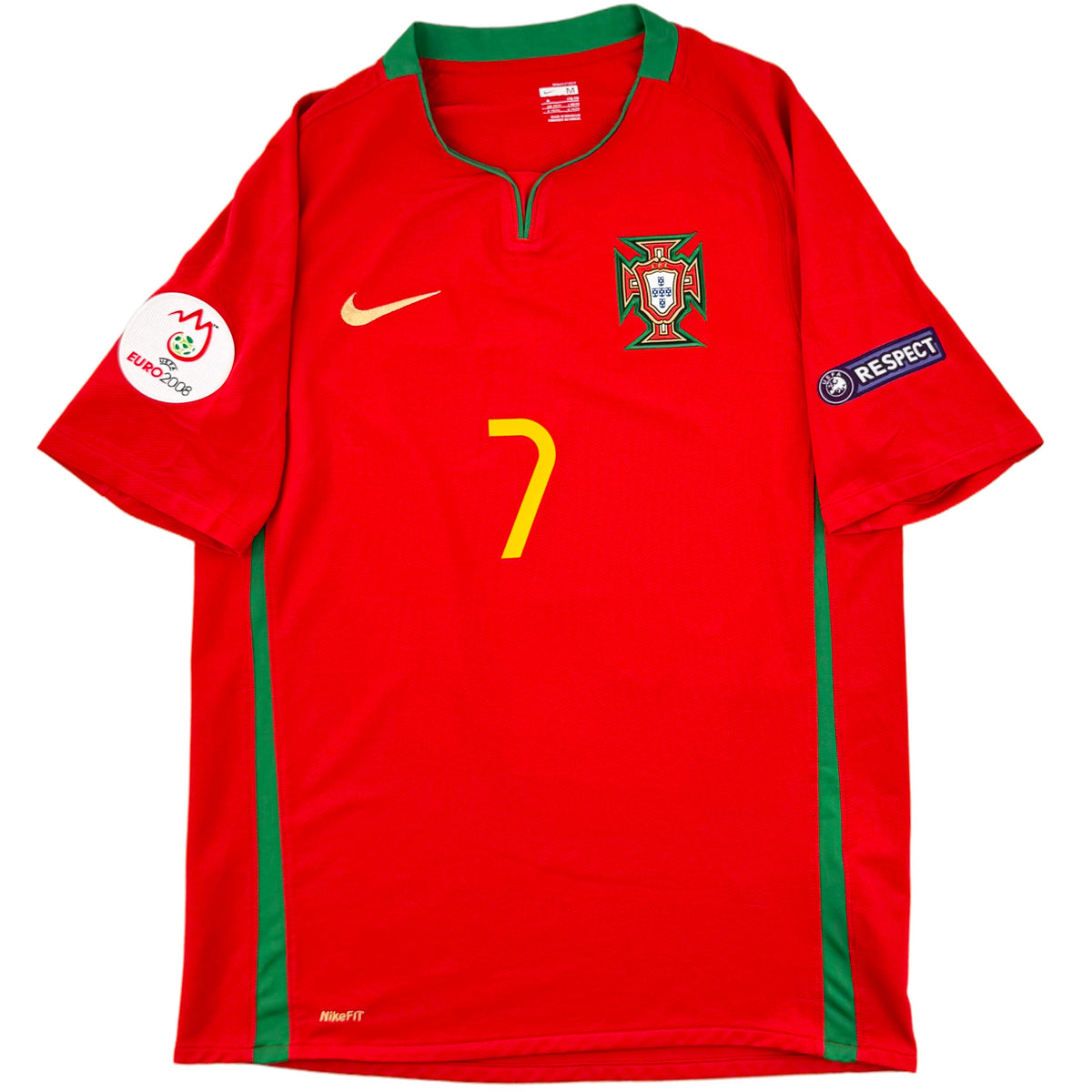 2008 Portugal EK Thuis Shirt Ronaldo - Oldschool Voetbalshirts