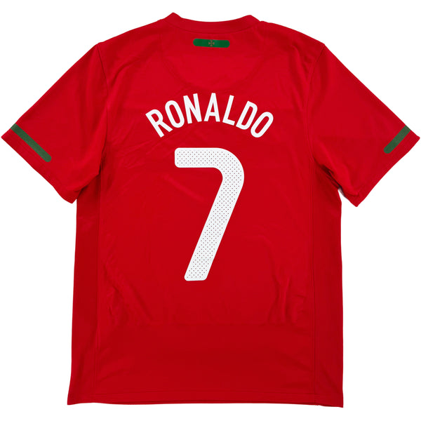 2010 Portugal WK Thuis Shirt Ronaldo #7 - 10/10 - (S) - Oldschool Voetbalshirts