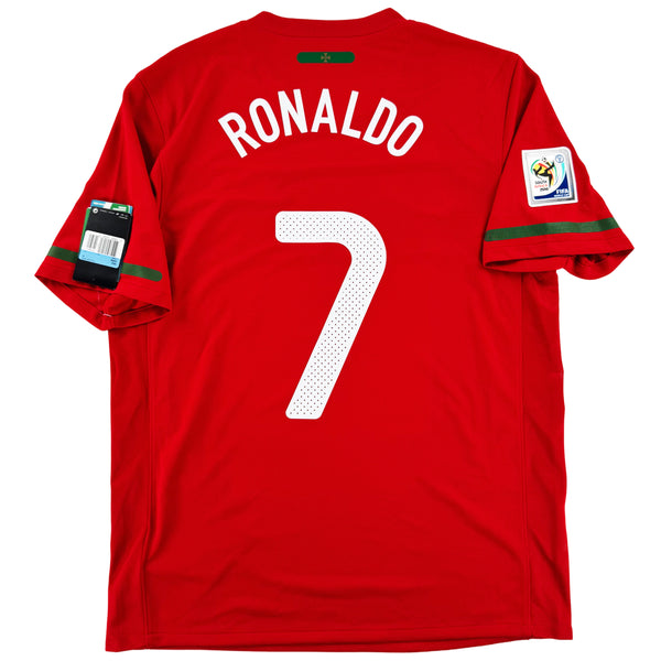 2010 Portugal WK Thuis Shirt Ronaldo - Oldschool Voetbalshirts