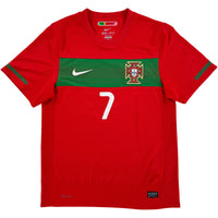 2010 Portugal WK Thuis Shirt Ronaldo #7 - 10/10 - (S) - Oldschool Voetbalshirts