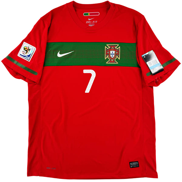 2010 Portugal WK Thuis Shirt Ronaldo - Oldschool Voetbalshirts