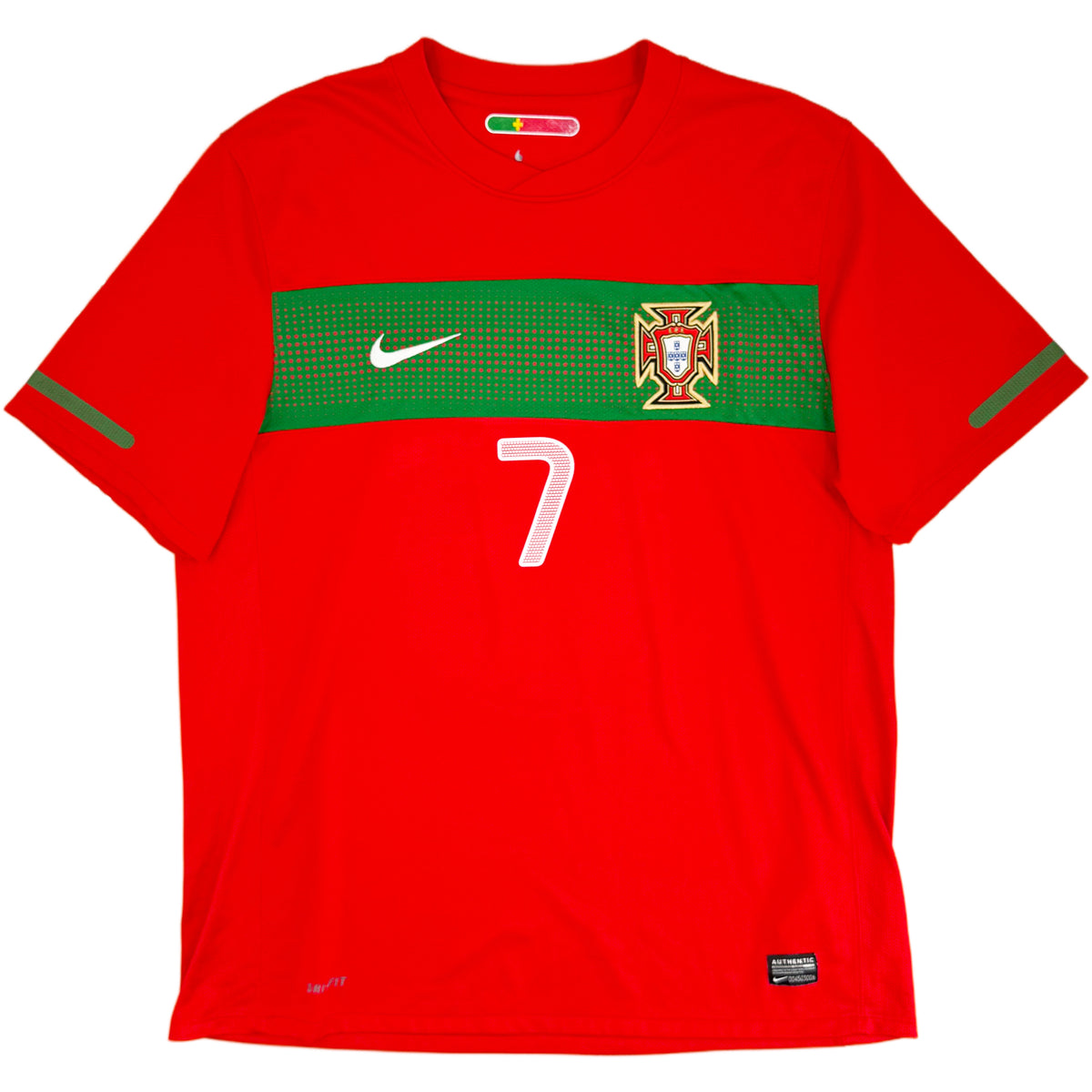 2010 Portugal WK Thuis Shirt Ronaldo - Oldschool Voetbalshirts