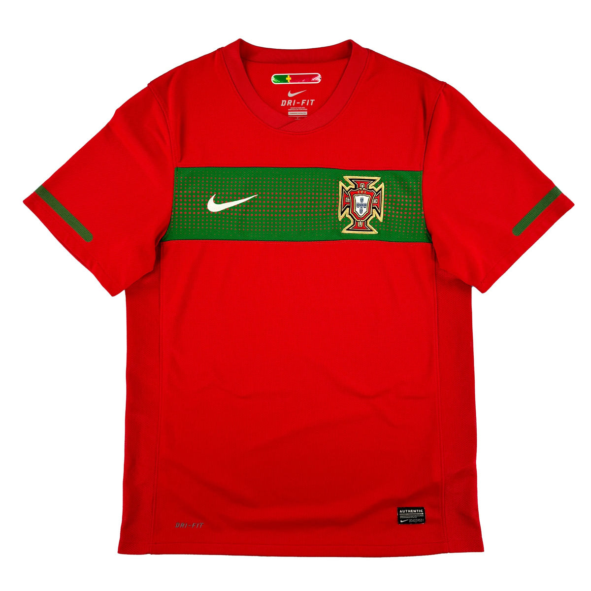 WK 2010 Portugal Thuis Shirt - 10/10 - (S) - Oldschool Voetbalshirts