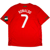 2010 Portugal WK Thuis Shirt Ronaldo - Oldschool Voetbalshirts