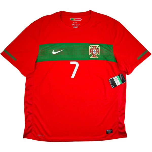 2010 Portugal WK Thuis Shirt Ronaldo - Oldschool Voetbalshirts
