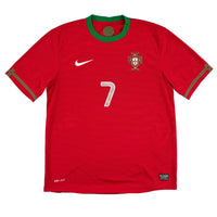 Portugal - Home Shirt - RONALDO #7 - Euro 2012 - Size M - 8/10