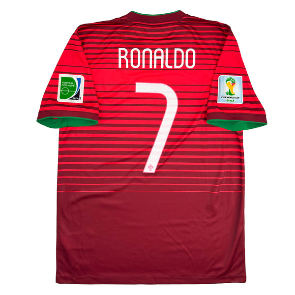 2014 Portugal WK Thuis Shirt Ronaldo - Oldschool Voetbalshirts