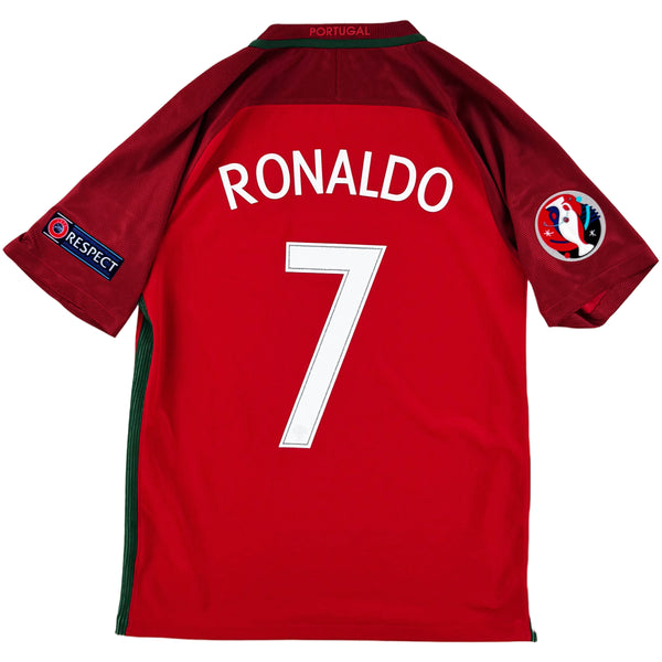 2016 Portugal EK Thuis Shirt Ronaldo - Oldschool Voetbalshirts