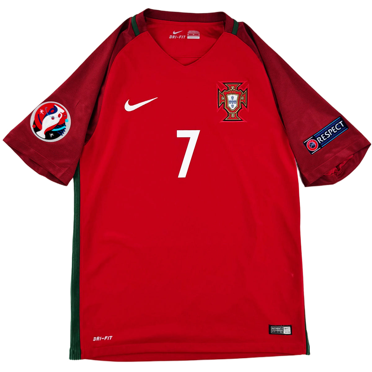 2016 Portugal Maillot domicile EURO Ronaldo