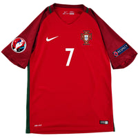 2016 Portugal Maillot domicile EURO Ronaldo