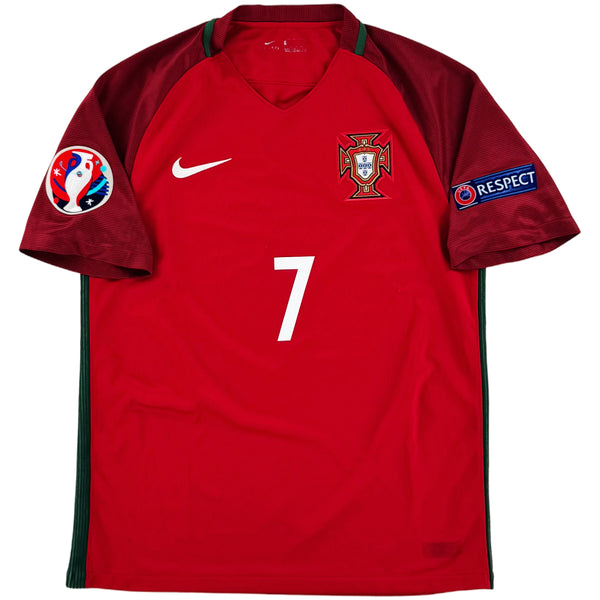 2016 Portugal EK Thuis Shirt Ronaldo - Oldschool Voetbalshirts