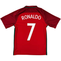 2016 Portugal EK Thuis Shirt Ronaldo - Oldschool Voetbalshirts