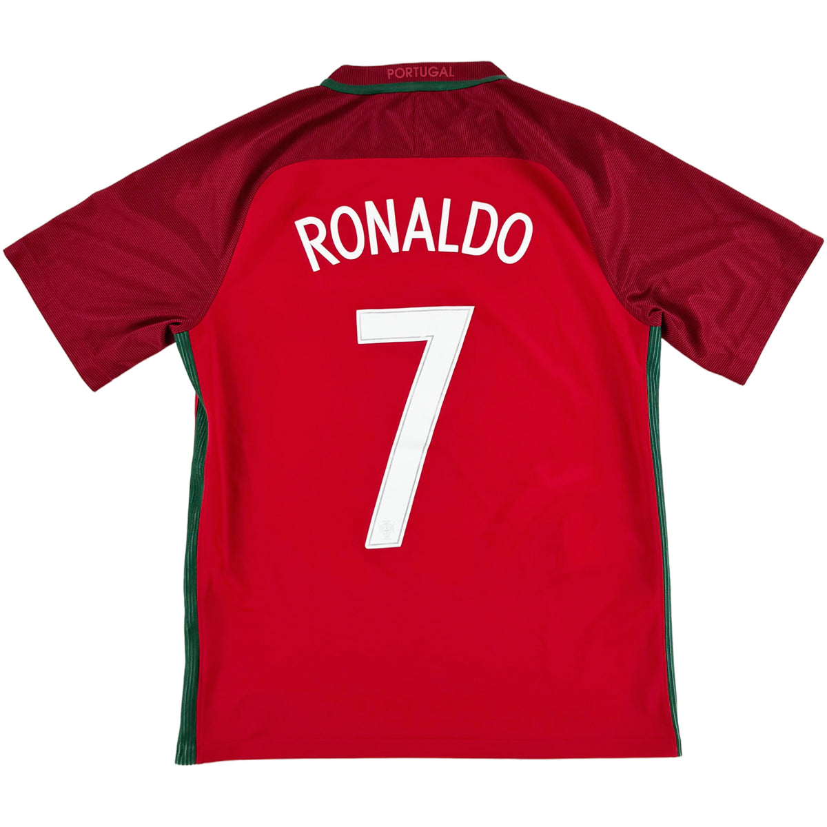 2016 Portugal EK Thuis Shirt Ronaldo - 8/10 - (M) - Oldschool Voetbalshirts