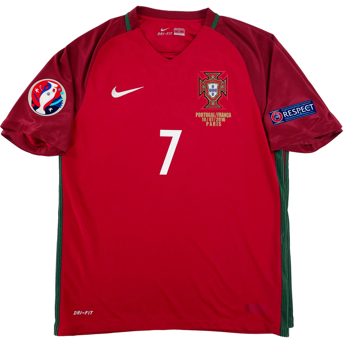 2016 Portugal EK Thuis Shirt Ronaldo - Oldschool Voetbalshirts