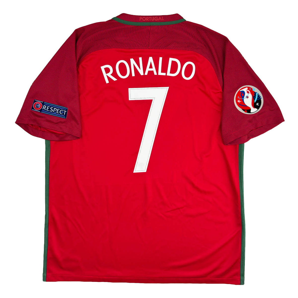 2016 Portugal EK Thuis Shirt Ronaldo - Oldschool Voetbalshirts