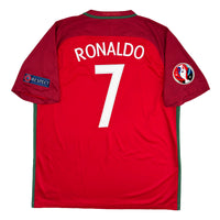 2016 Portugal EK Thuis Shirt Ronaldo - Oldschool Voetbalshirts