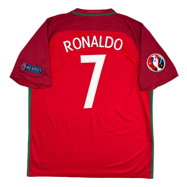 2016 Portugal EK Thuis Shirt Ronaldo - Oldschool Voetbalshirts