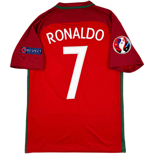 2016 Portugal EK Thuis Shirt Ronaldo - Oldschool Voetbalshirts