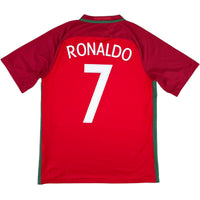 2016 Portugal EK Thuis Shirt Ronaldo - Oldschool Voetbalshirts