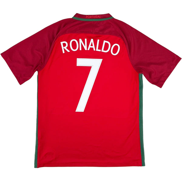2016 Portugal EK Thuis Shirt Ronaldo - Oldschool Voetbalshirts