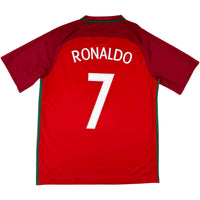 2016 Portugal EK Thuis Shirt Ronaldo - Oldschool Voetbalshirts