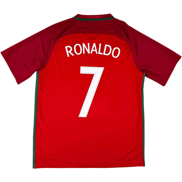2016 Portugal EK Thuis Shirt Ronaldo - Oldschool Voetbalshirts