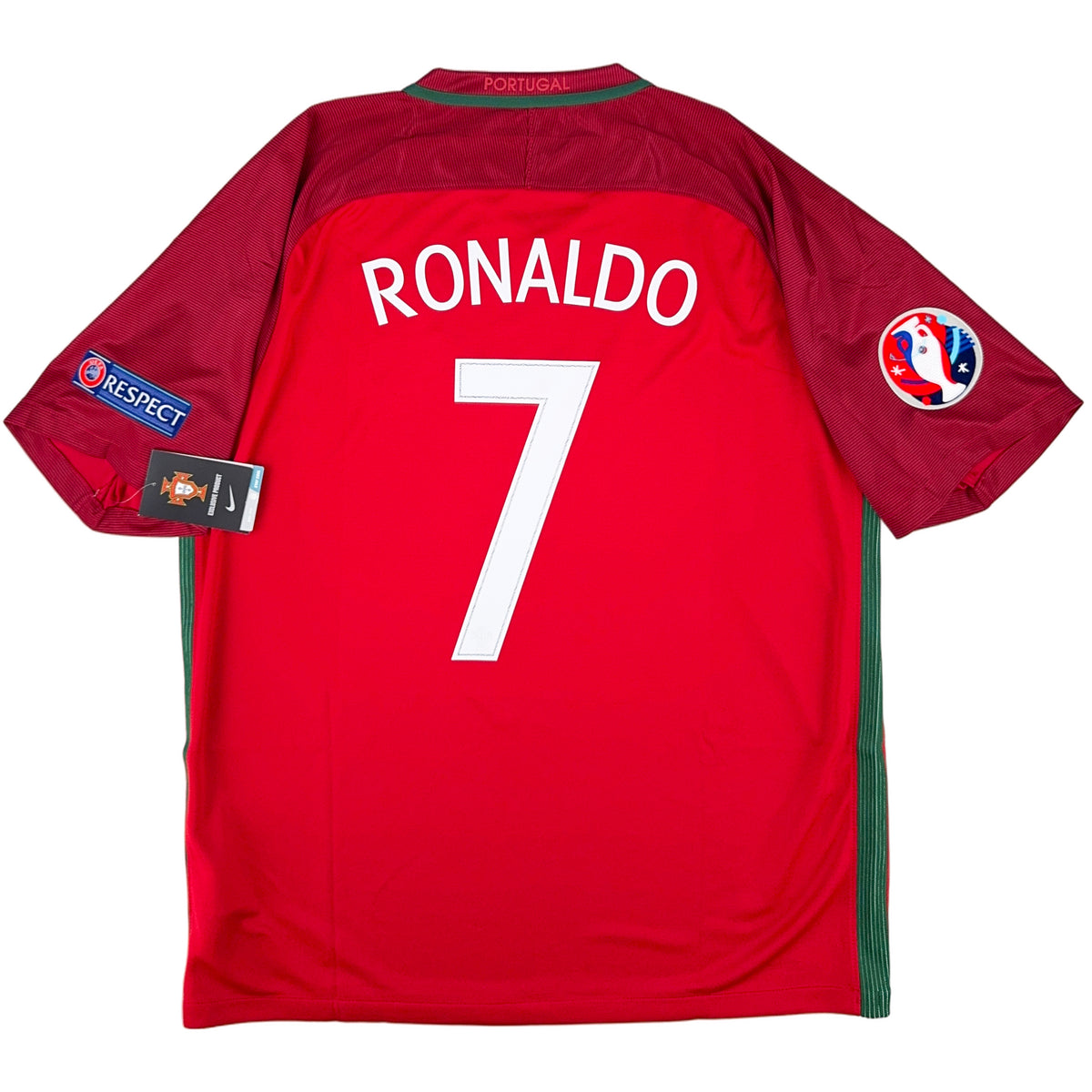2016 Portugal EK Thuis Shirt Ronaldo - Oldschool Voetbalshirts