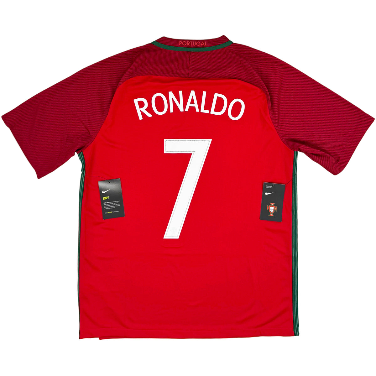 2016 Portugal EK Thuis Shirt Ronaldo - Oldschool Voetbalshirts