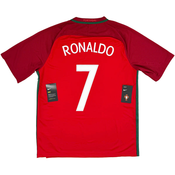 2016 Portugal EK Thuis Shirt Ronaldo - Oldschool Voetbalshirts