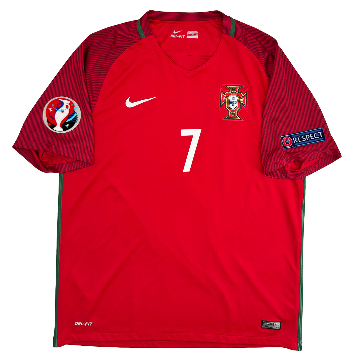 2016 Portugal EK Thuis Shirt Ronaldo - Oldschool Voetbalshirts