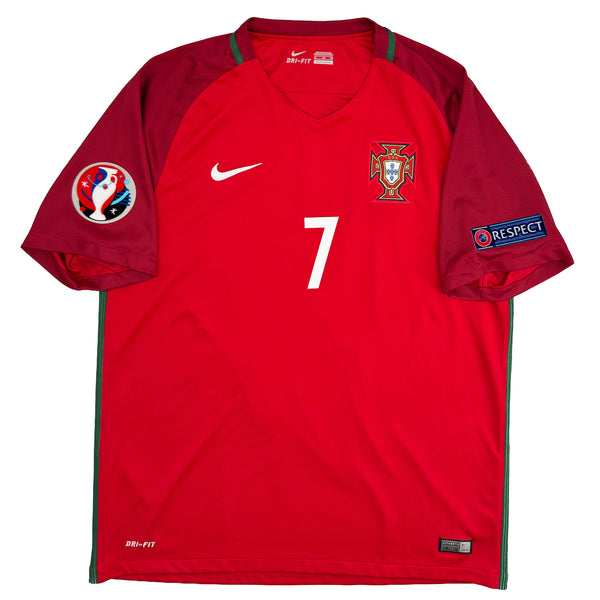 2016 Portugal EK Thuis Shirt Ronaldo - Oldschool Voetbalshirts