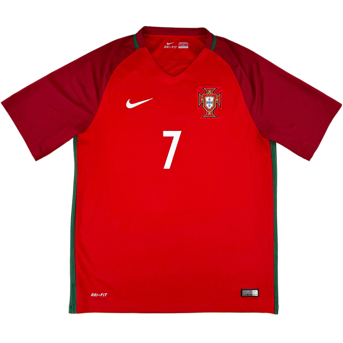 2016 Portugal EK Thuis Shirt Ronaldo - Oldschool Voetbalshirts