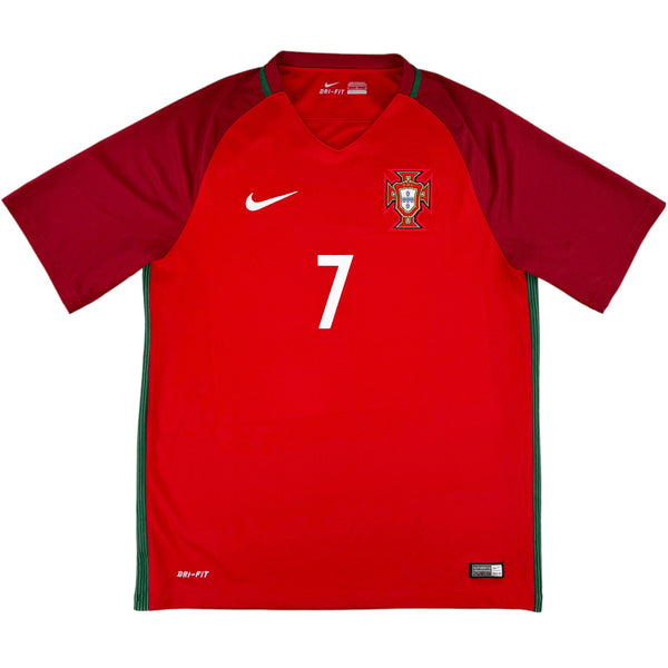 2016 Portugal EK Thuis Shirt Ronaldo - Oldschool Voetbalshirts