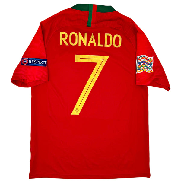 2018-19 Portugal Thuis Shirt Ronaldo - Oldschool Voetbalshirts