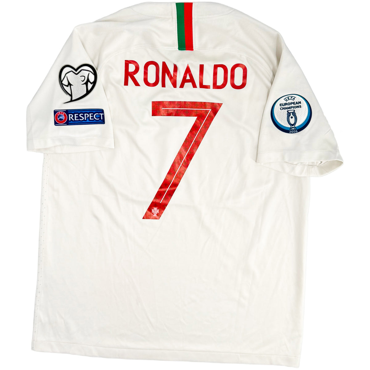 2018-19 Portugal Uit Shirt Ronaldo - Oldschool Voetbalshirts