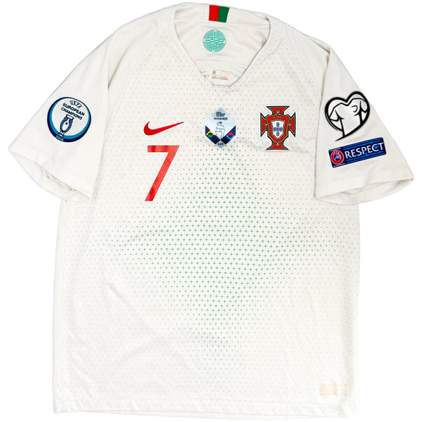 2018-19 Portugal Uit Shirt Ronaldo - Oldschool Voetbalshirts