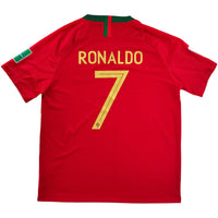 2018 Portugal WK Thuis Shirt Ronaldo - Oldschool Voetbalshirts