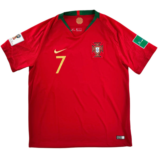 2018 Portugal WK Thuis Shirt Ronaldo - Oldschool Voetbalshirts