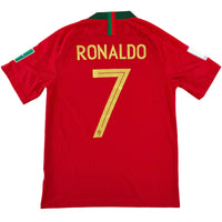 2018 Portugal WK Thuis Shirt Ronaldo - Oldschool Voetbalshirts