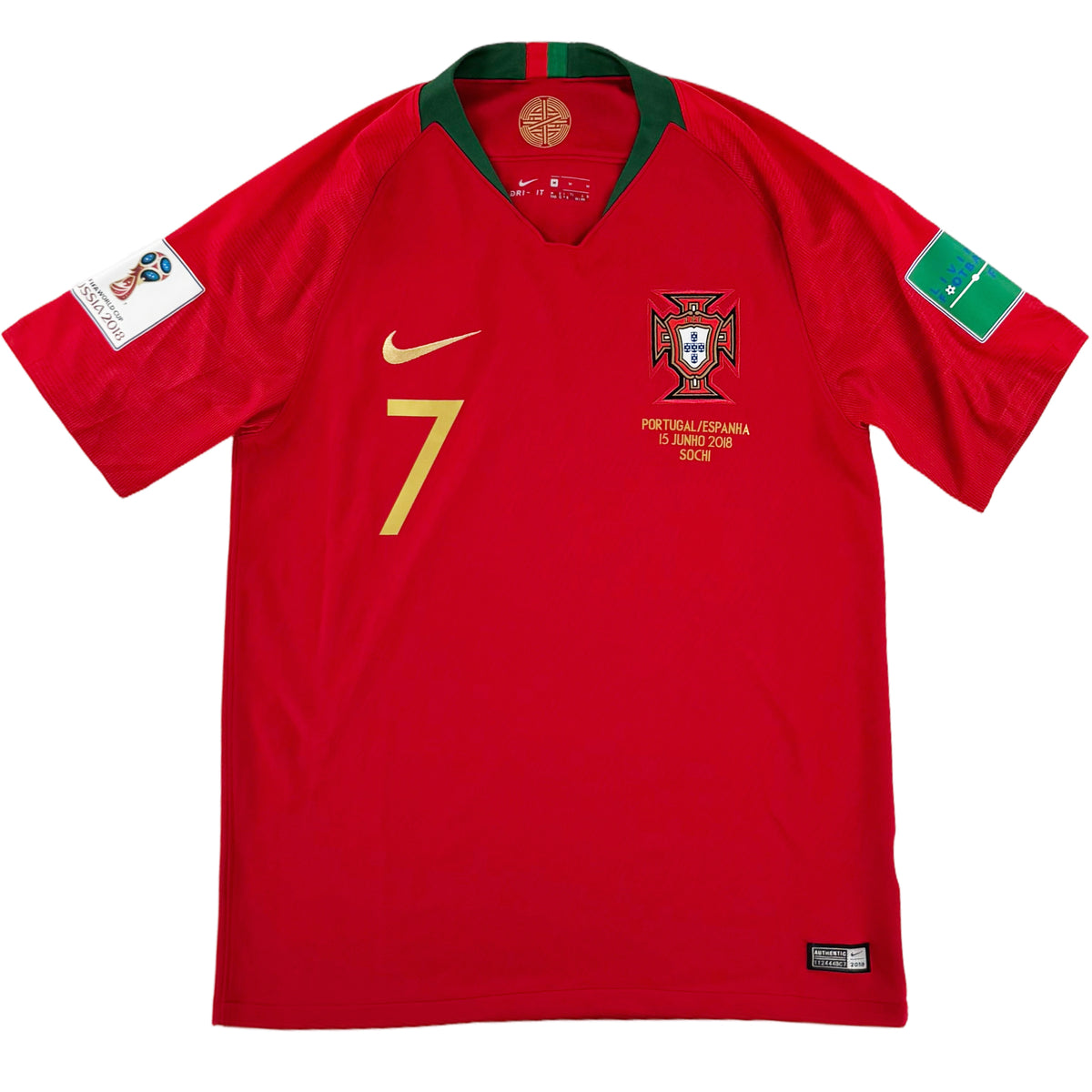 2018 Portugal WK Thuis Shirt Ronaldo - Oldschool Voetbalshirts