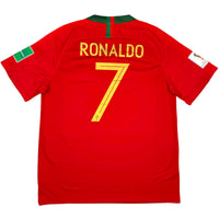 2018 Portugal WK Thuis Shirt Ronaldo - Oldschool Voetbalshirts
