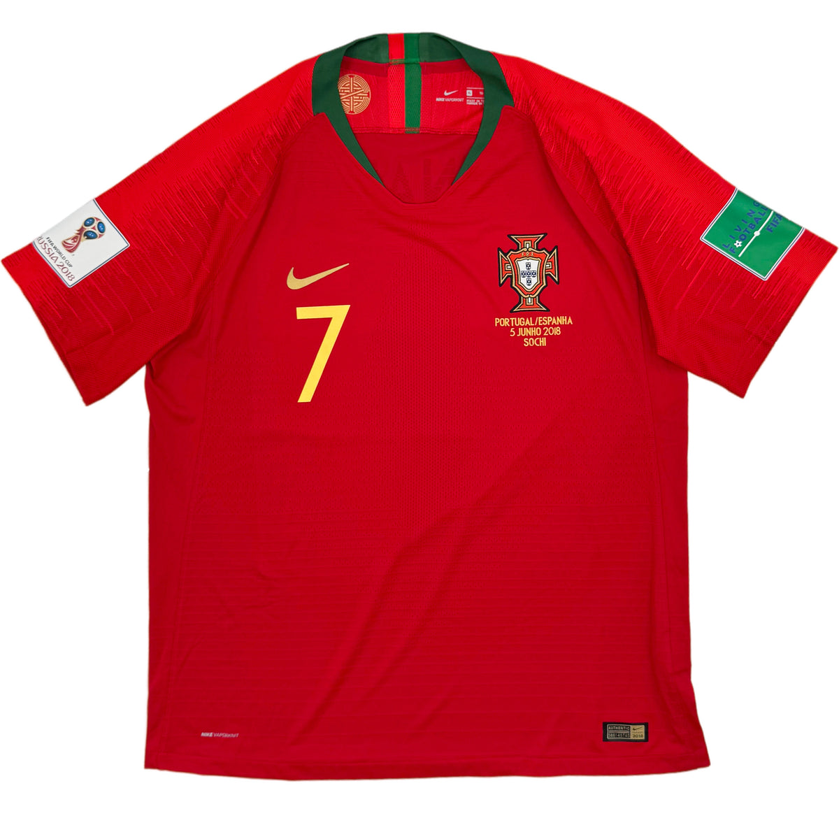 2018 Portugal WK Pro Thuis Shirt Ronaldo - Oldschool Voetbalshirts