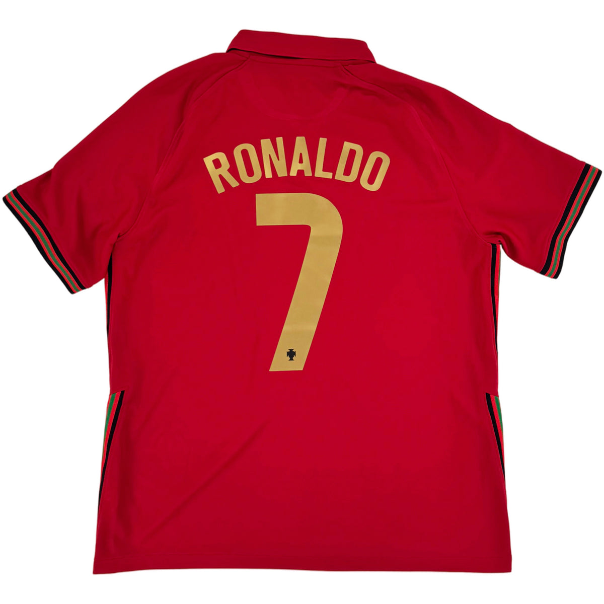 2020 Portugal EK Thuis Shirt Ronaldo - 9/10 - (L) - Oldschool Voetbalshirts