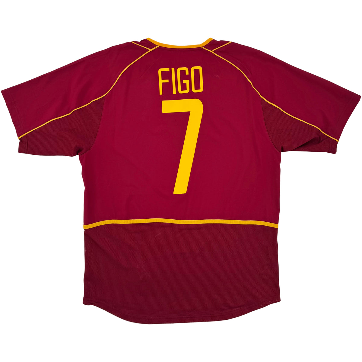 2002 Portugal WK Thuis Shirt Figo #7 - 8/10 - (L)