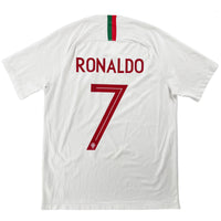 2018 Portugal WK Uit Shirt Ronaldo #7 - 9/10 - (M) - Oldschool Voetbalshirts