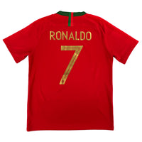 2018 World Cup Portugal Home Shirt Ronaldo #7 - 9/10 - (L)