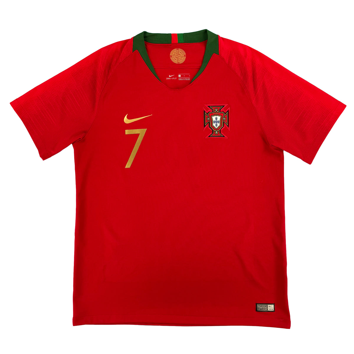 2018 World Cup Portugal Home Shirt Ronaldo #7 - 9/10 - (L)