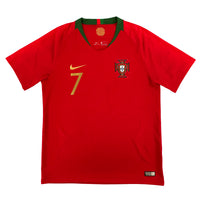 2018 World Cup Portugal Home Shirt Ronaldo #7 - 9/10 - (L)