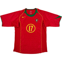 2004 Portugal EK Thuis Shirt Ronaldo - Oldschool Voetbalshirts